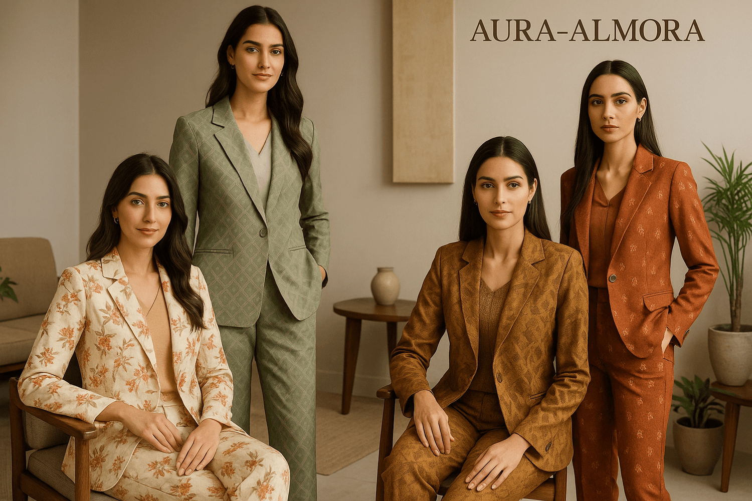 Printed Suits - Aura-Almora(Women Fashion)