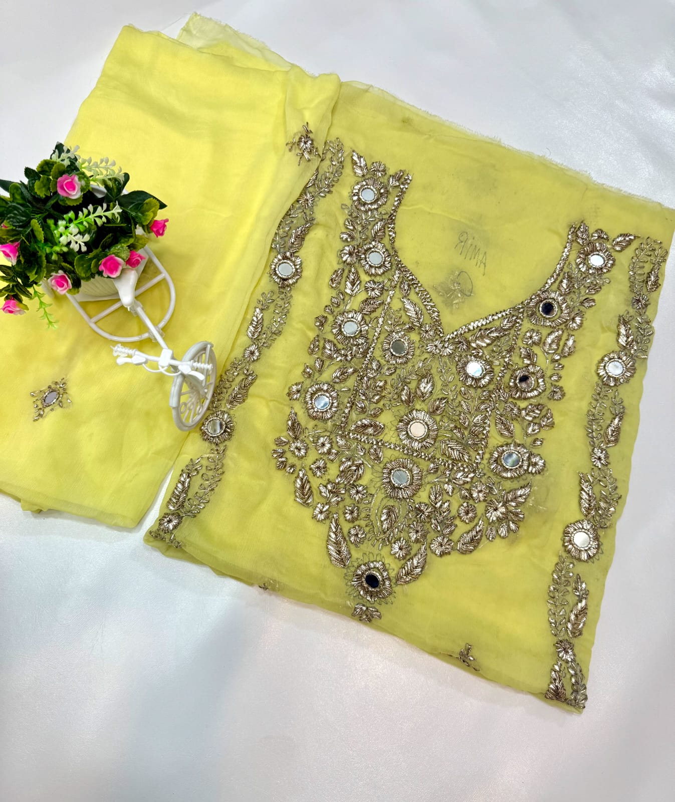 Beautifull Marori Gotta And Mirror Work Collection 👉2Pc - Aura - Almora(Women Fashion)