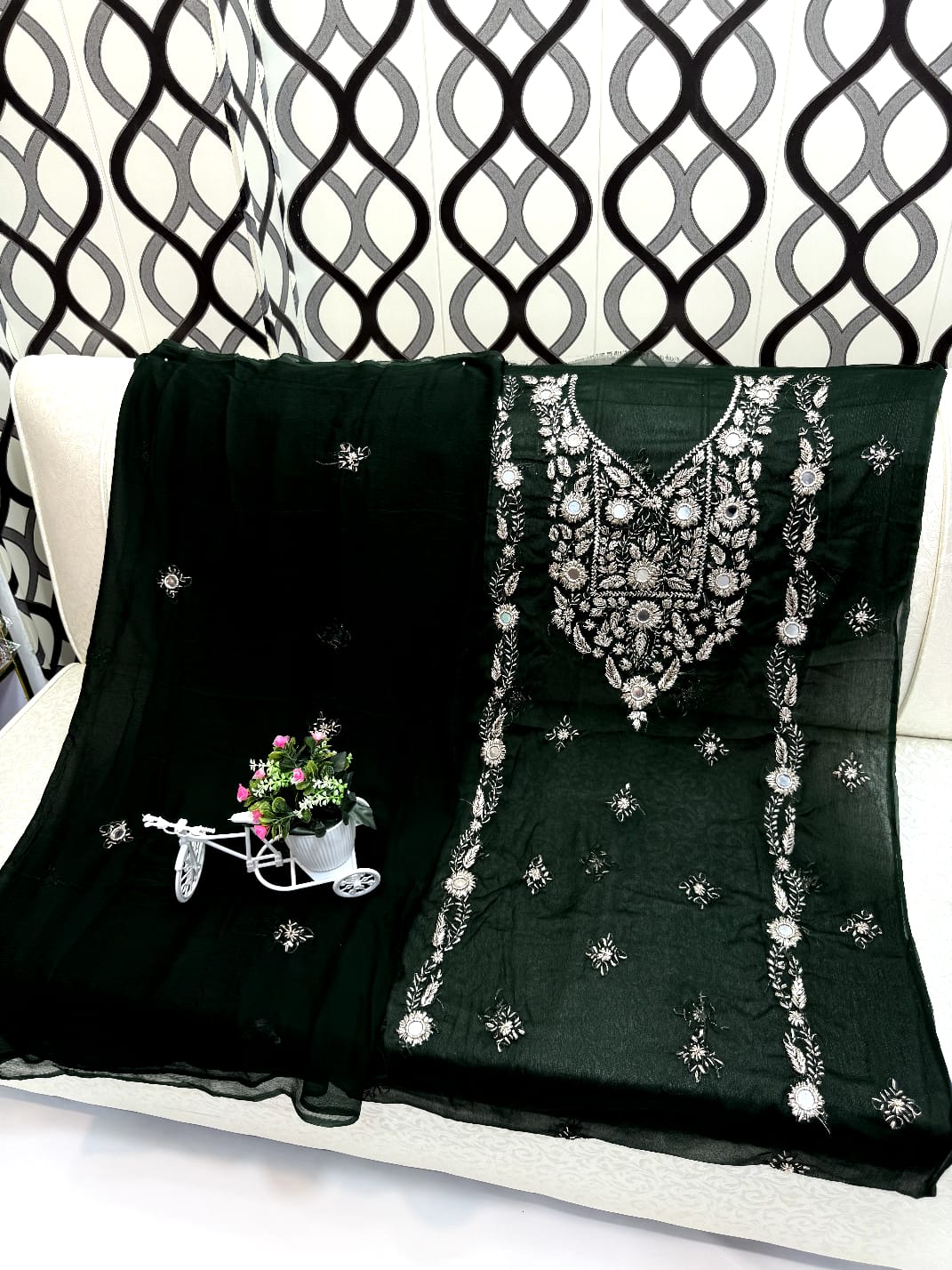Beautifull Marori Gotta And Mirror Work Collection 👉2Pc - Aura - Almora(Women Fashion)