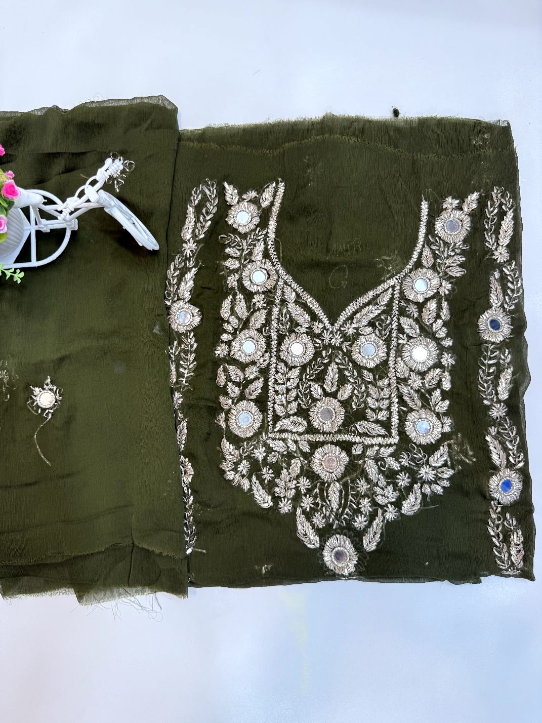 Beautifull Marori Gotta And Mirror Work Collection 👉2Pc - Aura - Almora(Women Fashion)