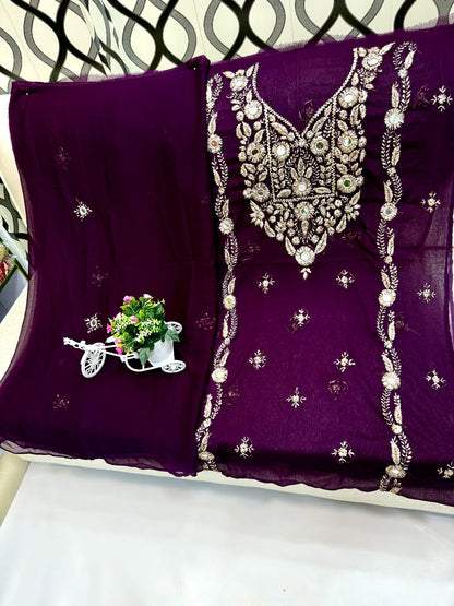 Beautifull Marori Gotta And Mirror Work Collection 👉2Pc - Aura - Almora(Women Fashion)