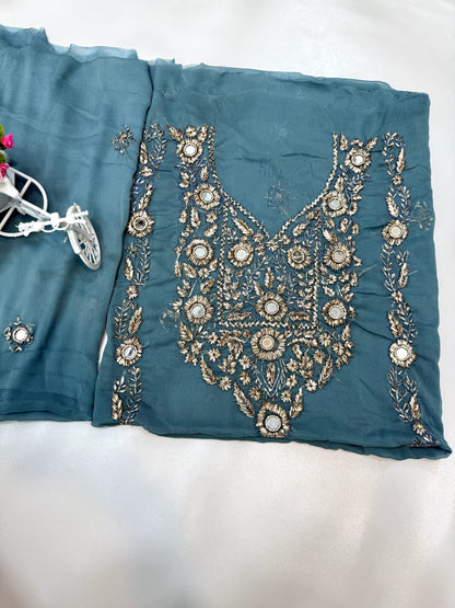 Beautifull Marori Gotta And Mirror Work Collection 👉2Pc - Aura - Almora(Women Fashion)