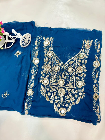 Beautifull Marori Gotta And Mirror Work Collection 👉2Pc - Aura - Almora(Women Fashion)