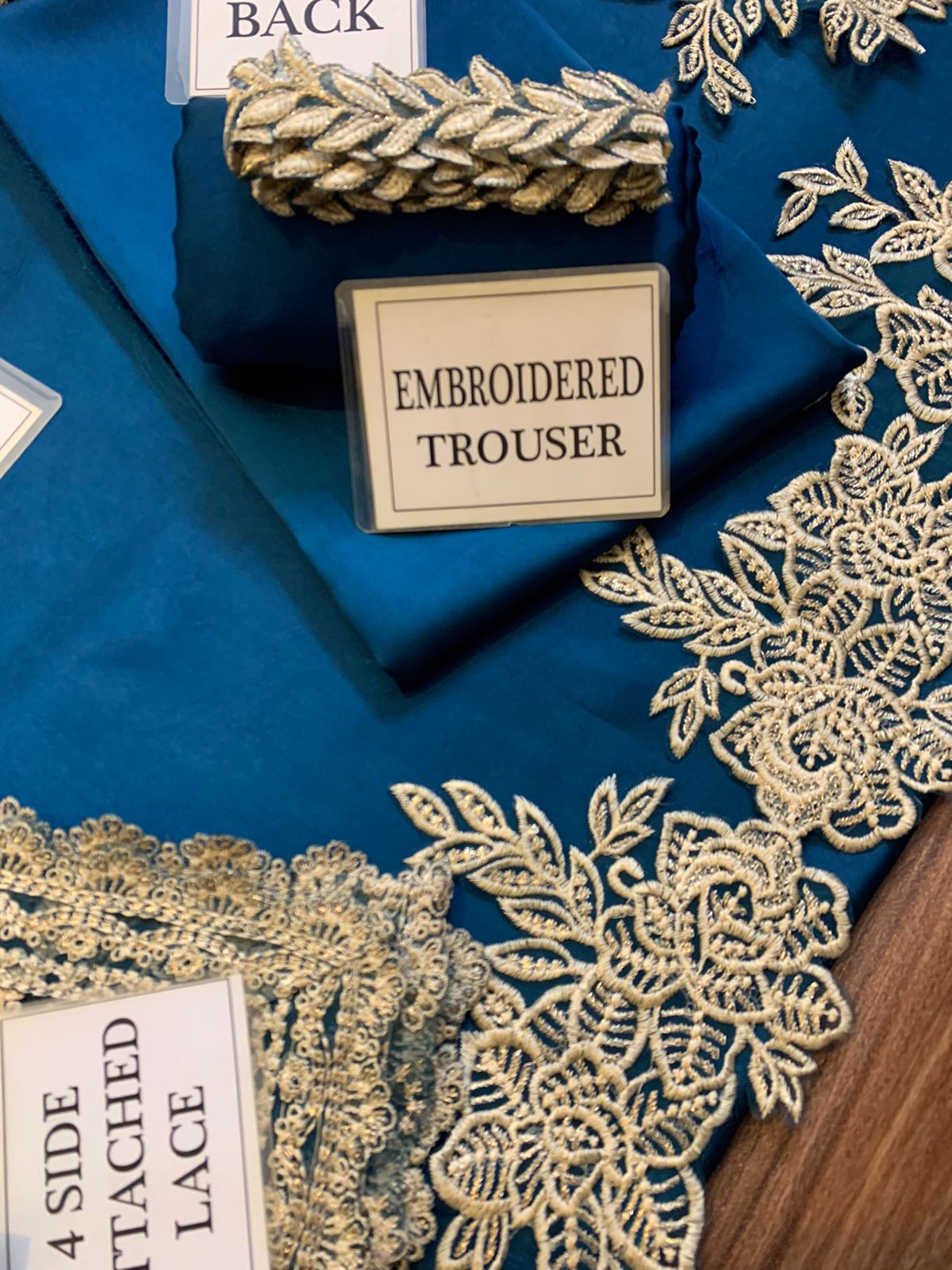 Heer’s Collection Design #152 – Luxury Shamooz Silk & Organza Embroidered Suit